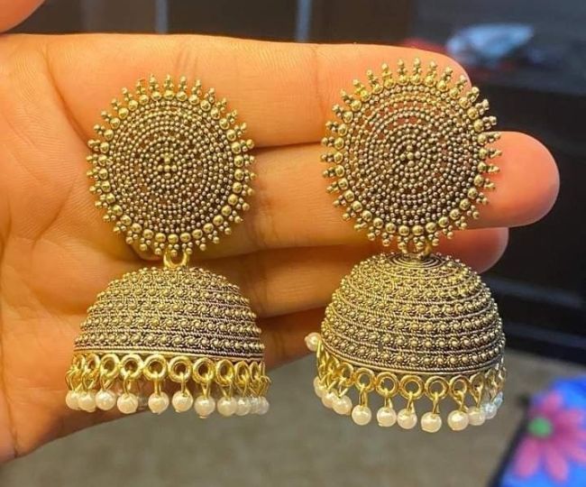 jhumka for anarkali suit