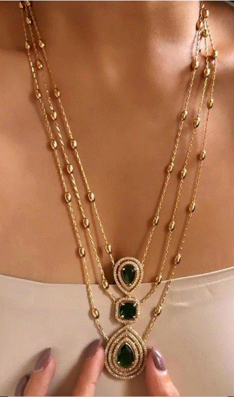 multi-layer pendant designs for Eid