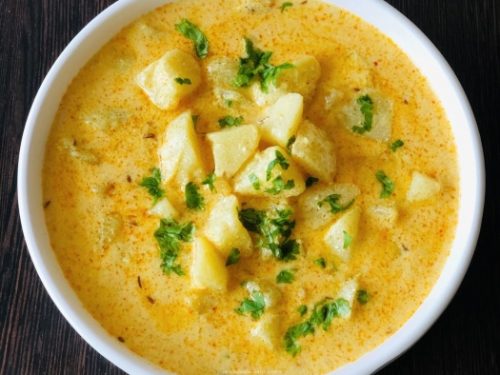 Vrat Wale Dahi Aloo Recipe