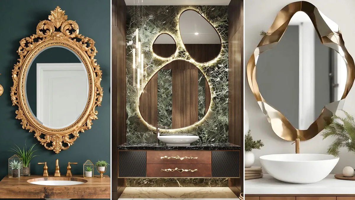 bathroom wall mirrors