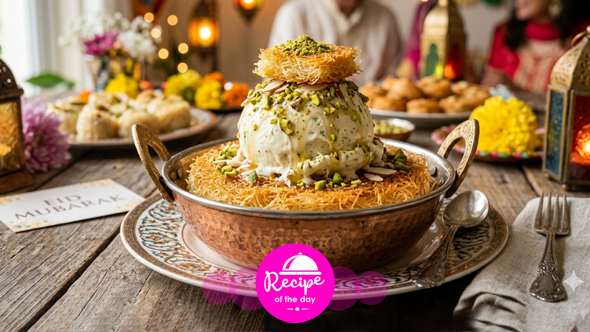 Eid Special Kunafa Ice Cream Recipe: इस ईद मेहमानों का मुंह कराएं मीठा, घर पर बनाएं क्रीमी कुनाफा आइसक्रीम; जानें रेसिपी