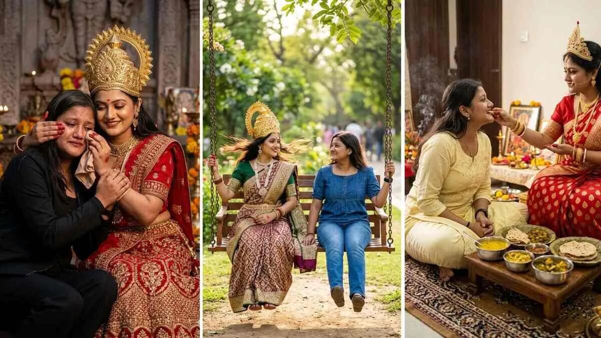 navratri ai prompts to create image with mata rani google gemini image generator editing tool