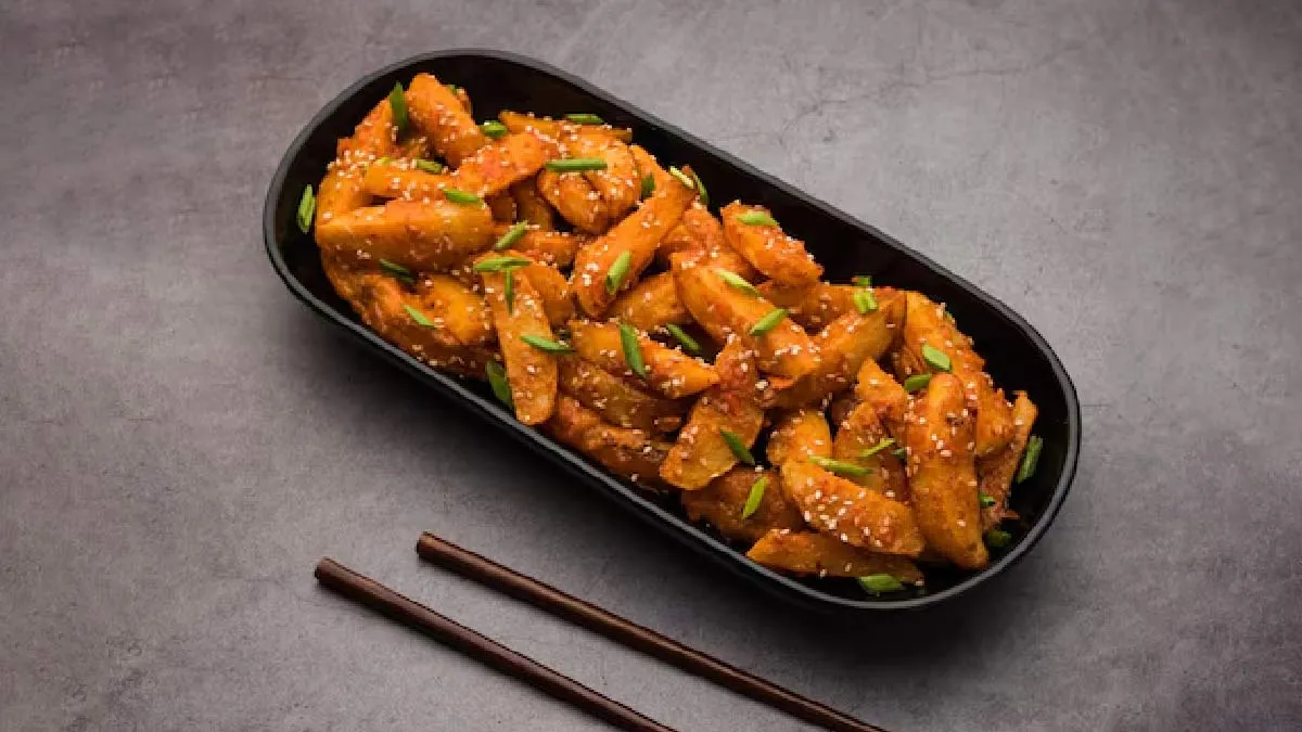 why my chilli potato is not crispy what should i do