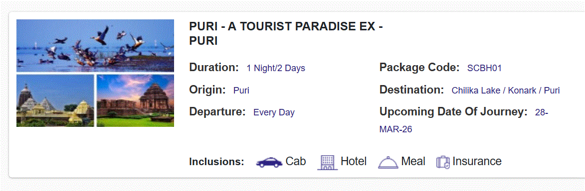 Indian Railways travel deals