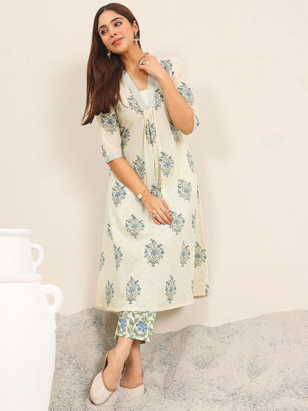 floral printed kurta