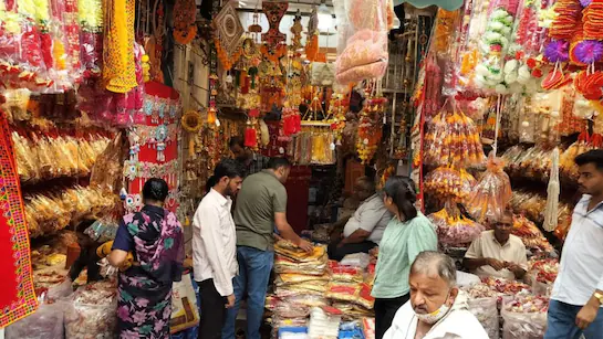 Delhi markets Kanya Pujan shopping