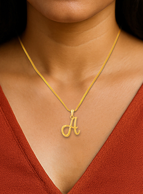 alphabet pendant