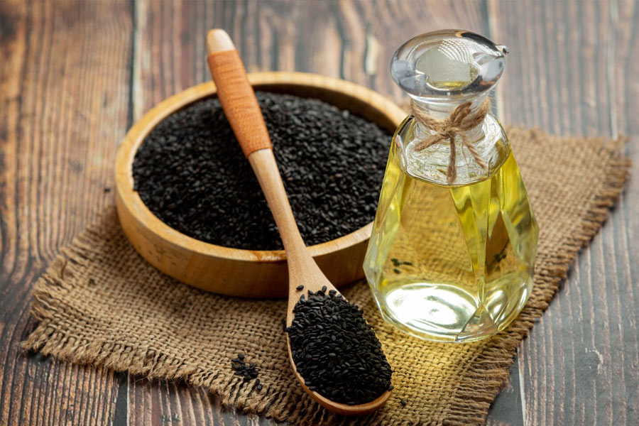 seasame seeds oil massage for menopause care kit