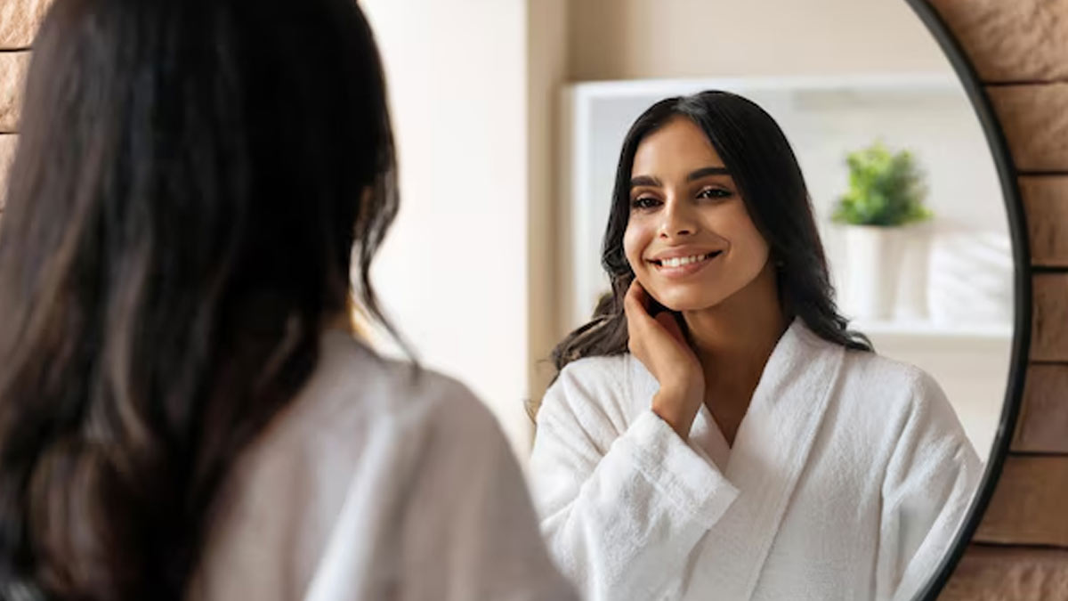 seeing yourself in mirror