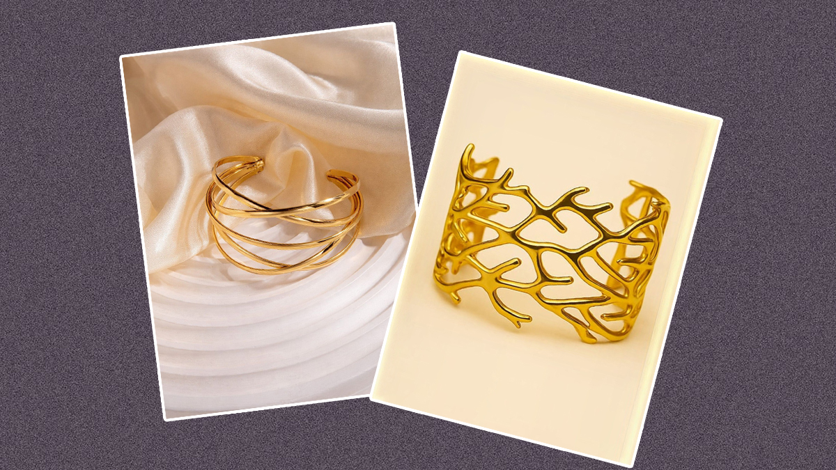 Cuff Bangle Designs: वेस्टर्न और एथनिक दोनों लुक्स को 'बोल्ड' बना देंगे ये कफ बैंगल्स, देखें एक से बढ़कर एक डिजाइंस
