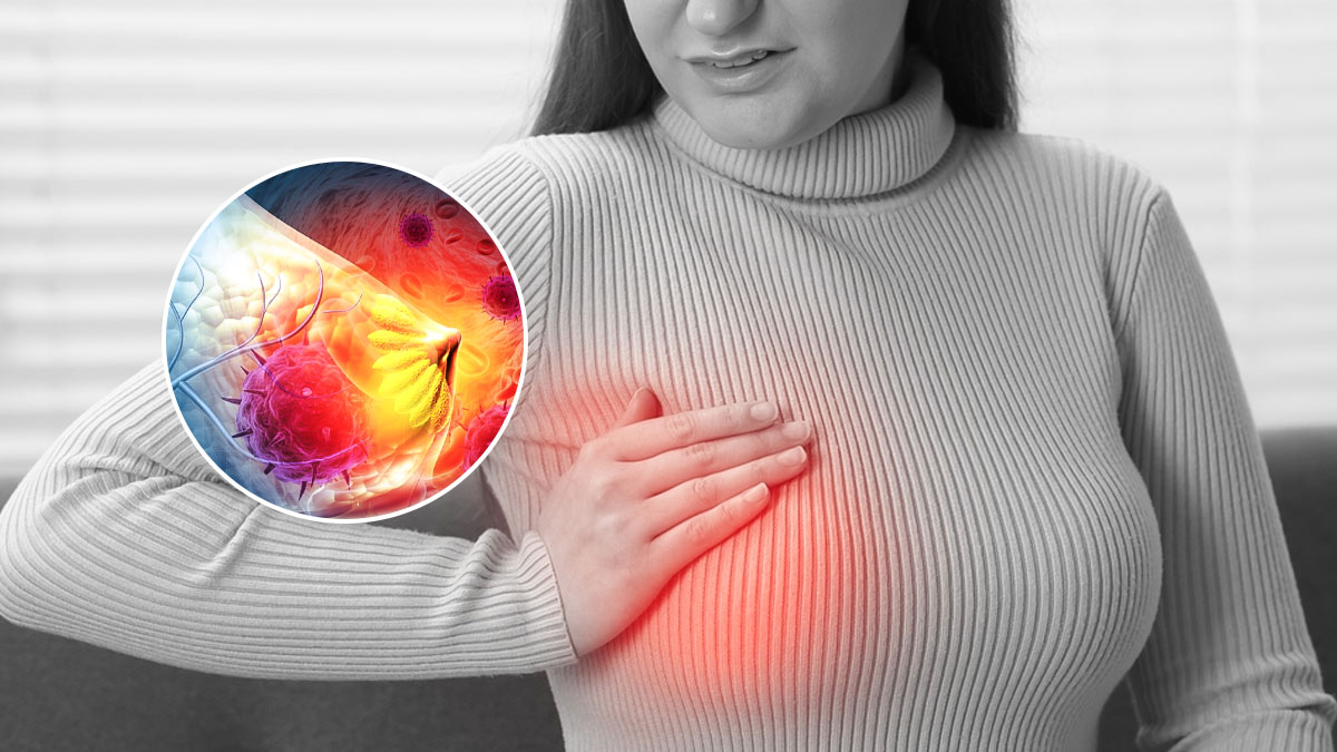 मुझे हर महीने पीरियड्स से पहले ब्रेस्ट में दर्द और भारीपन महसूस होता है, क्या मुझे Breast Cancer है?
