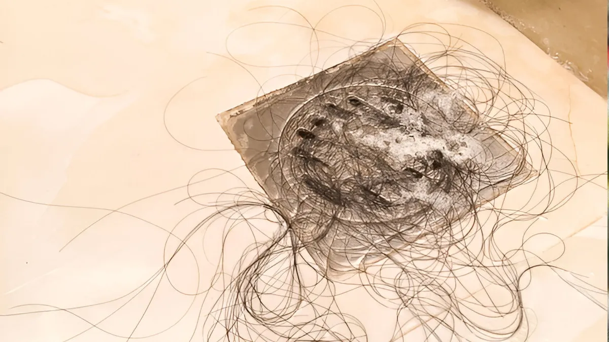 bathroom drain hair removal