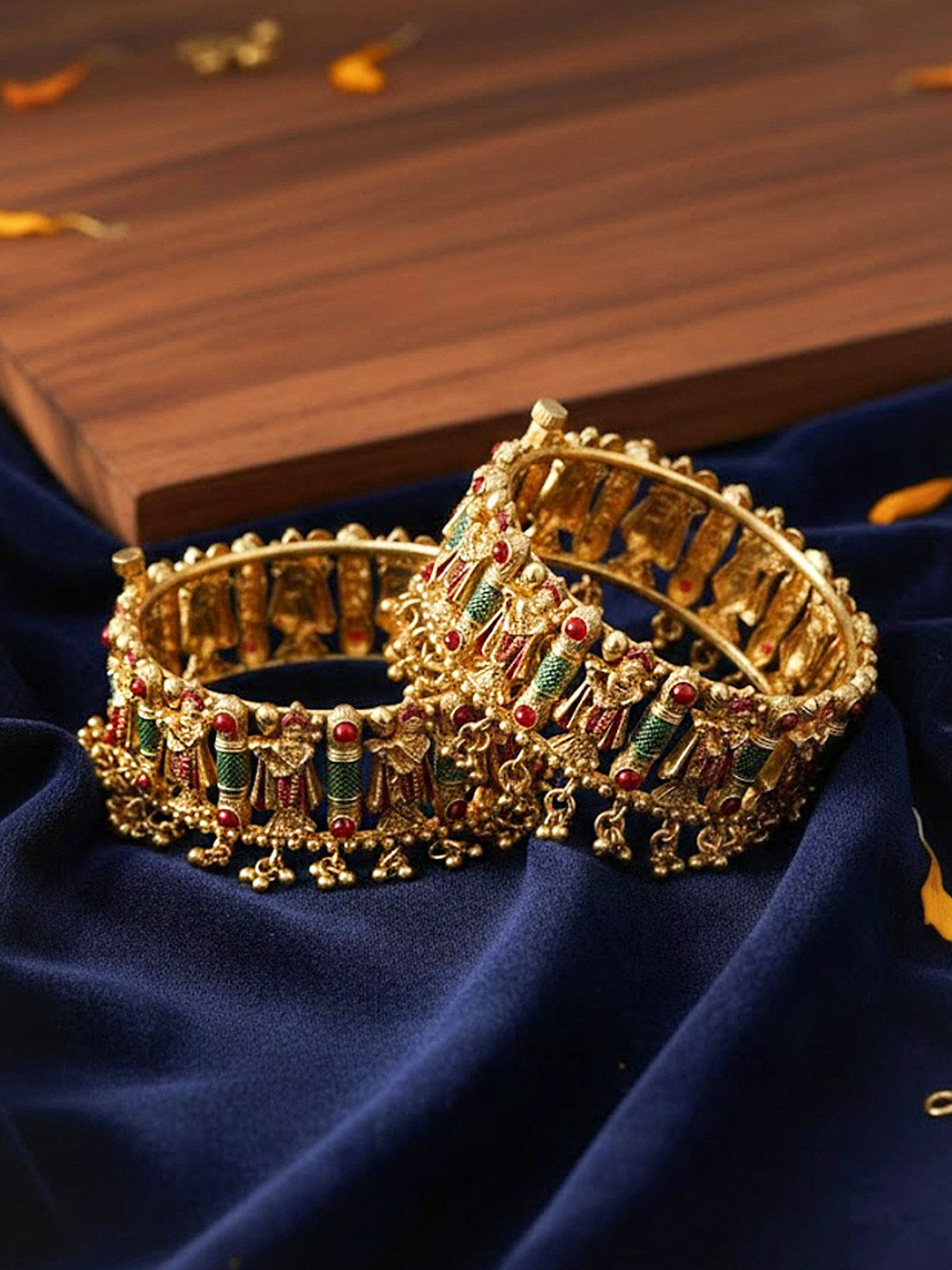 gold plated temple jewellery