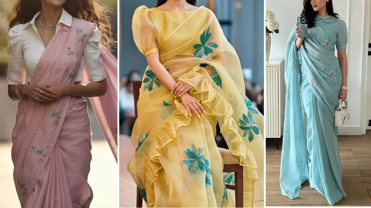 Latest Blouse Designs: साड़ी के साथ ट्राई करें ये लेटेस्ट ब्लाउज डिजाइन, गर्मी में मिलेगा कूल और स्टाइलिश लुक