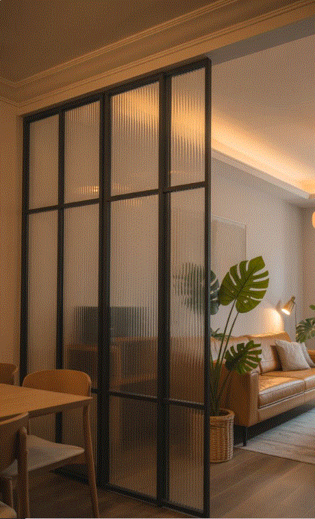 glass kitchen dividers