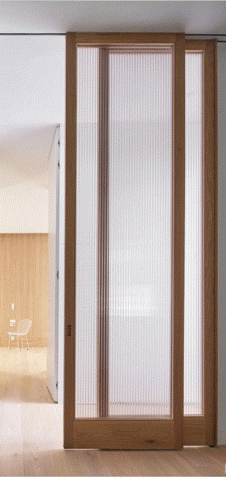 sliding glass door kitchen partition ideas