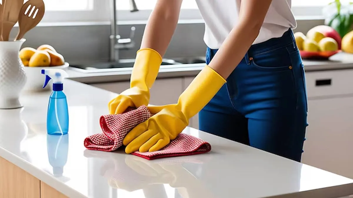 Clean Your Kitchen Platform In Just 5 Minutes