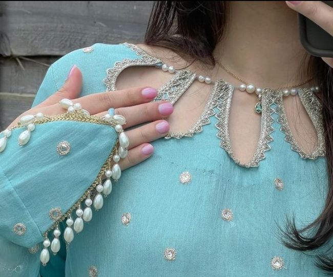 latest suit neck designs