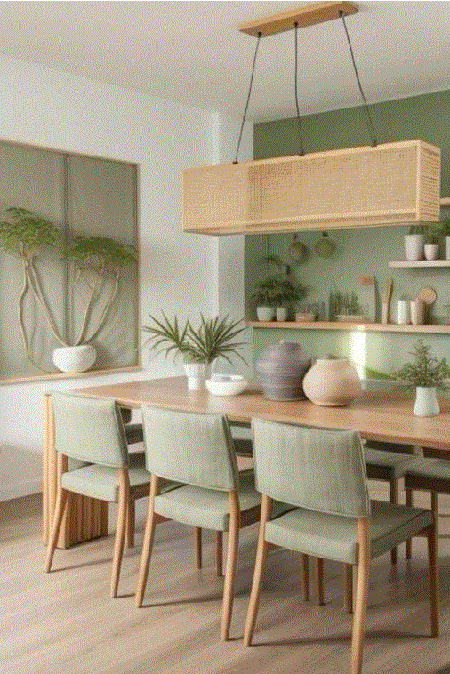 luxury kitchen dining space