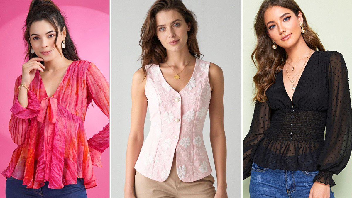 V Neckline Top Designs: लुक को अट्रैक्टिव बनाने के लिए स्टाइल करें वी नेकलाइन टॉप, देखें डिजाइंस