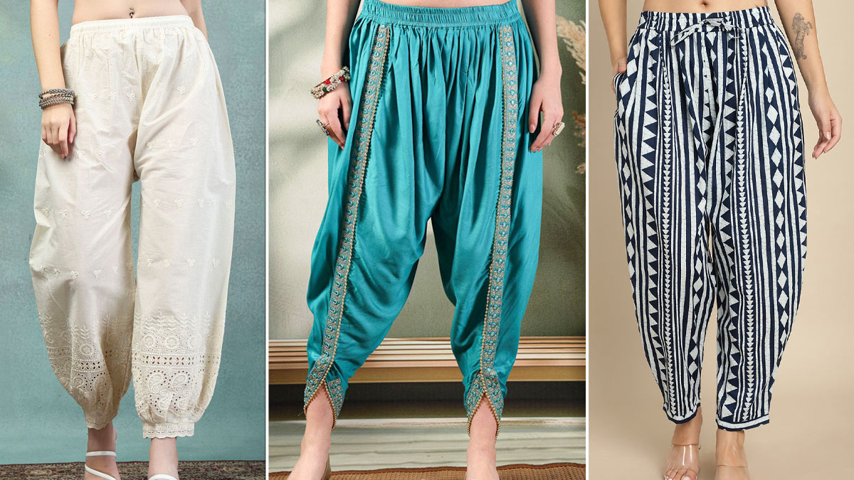 Salwar Trousers Designs: कुर्ती के साथ ट्राई करें ये ट्रेंडी ट्राउजर सलवार, देखें डिजाइंस