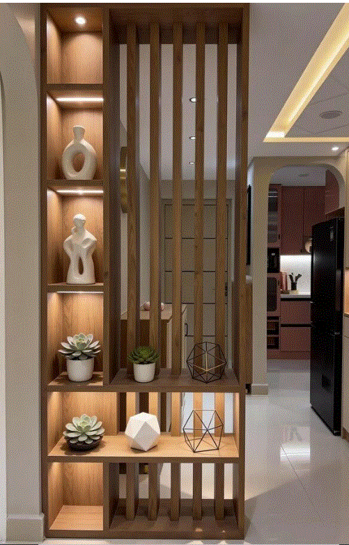wooden partition designs