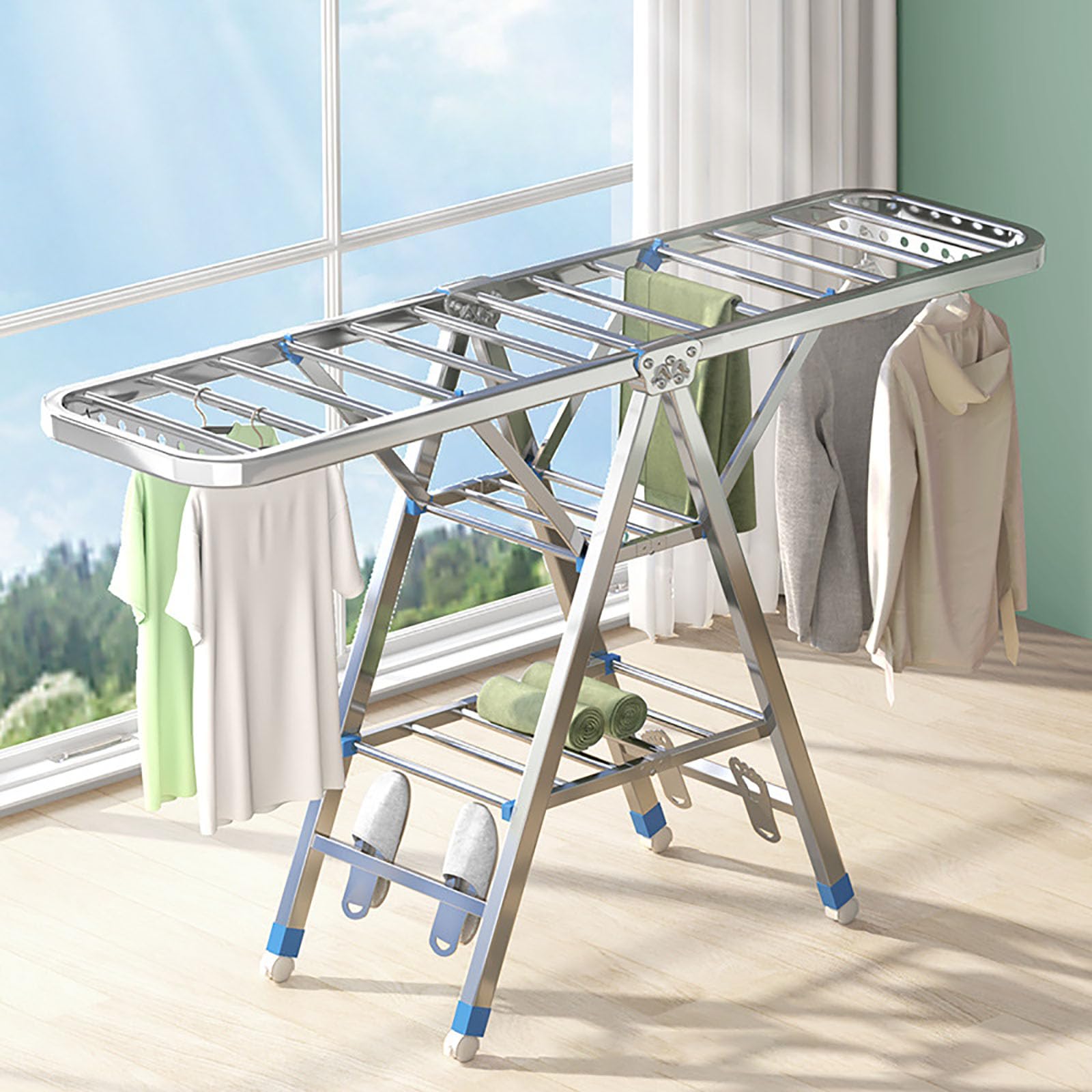folding cloth dryer stand