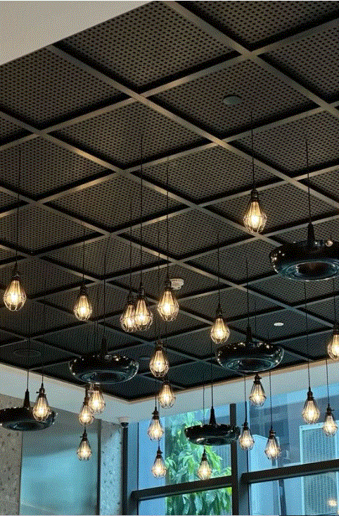 Open kitchen ceiling designs