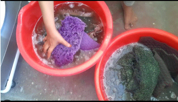 how to clean heavy mats at home