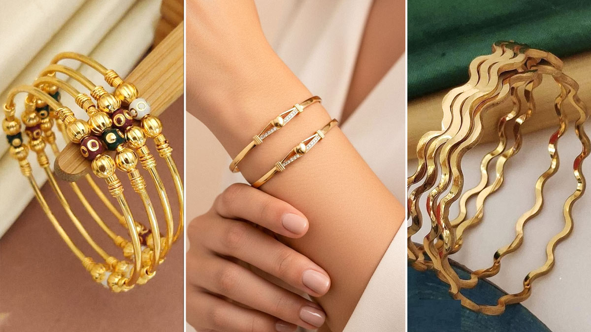 Gold Bangle Designs: इस बार पत्नी को खुश करने के लिए दिलाएं गोल्ड की चूड़ियां, यहां देखें डिजाइंस