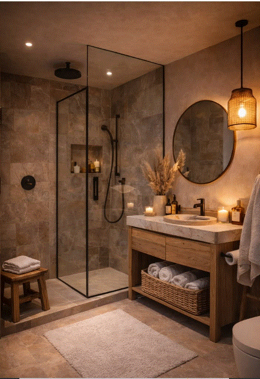 minimalist shower design ideas