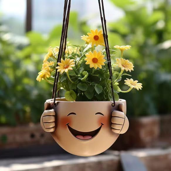 smily hanging palnter