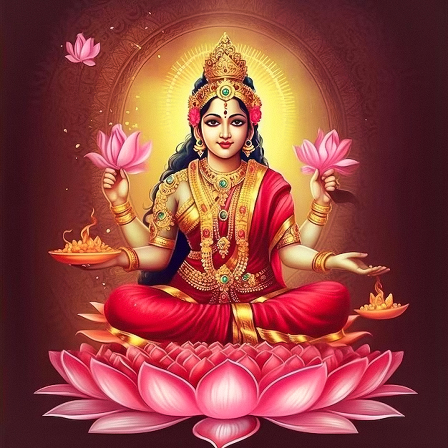 lord vishnu and lakshmi puja
