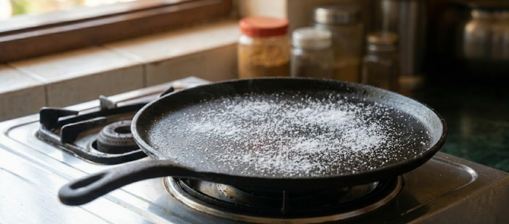 how to make perfect dos iron pan