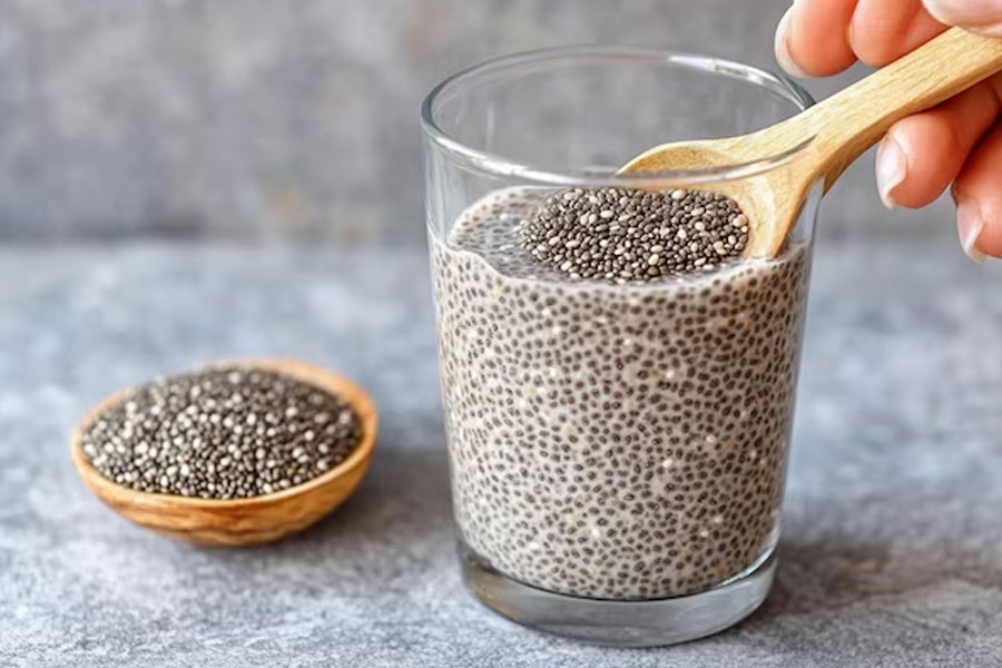 soaked chia seeds  for constipation relief