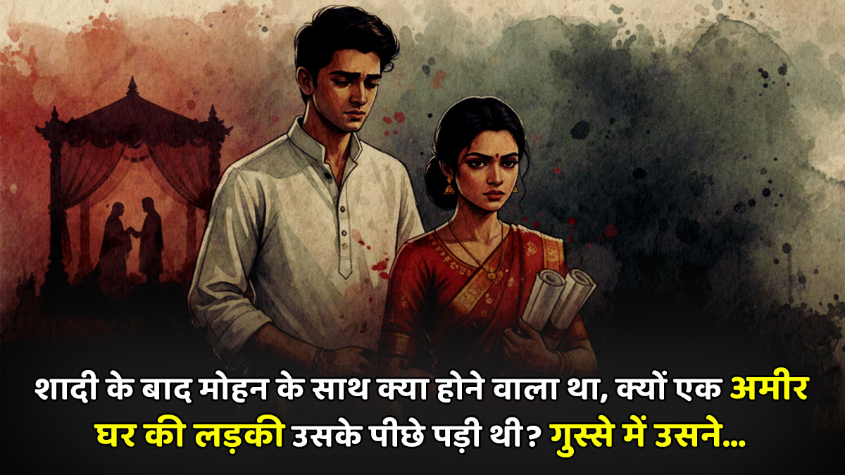 अमीर लड़की का जुनून और मोहन की मजबूरी, क्या शादी के बाद मोहन की जिंदगी बनने वाली थी नर्क?