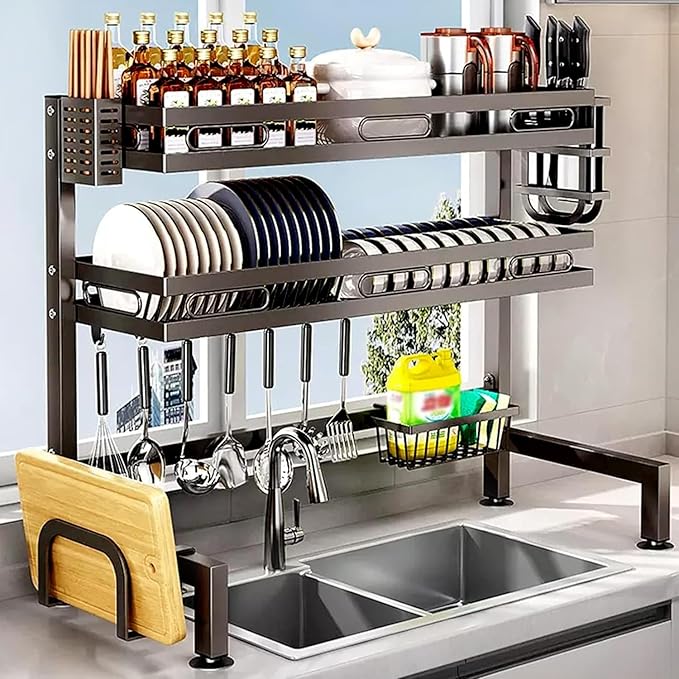Over-the-Sink Drying Bartan Racks