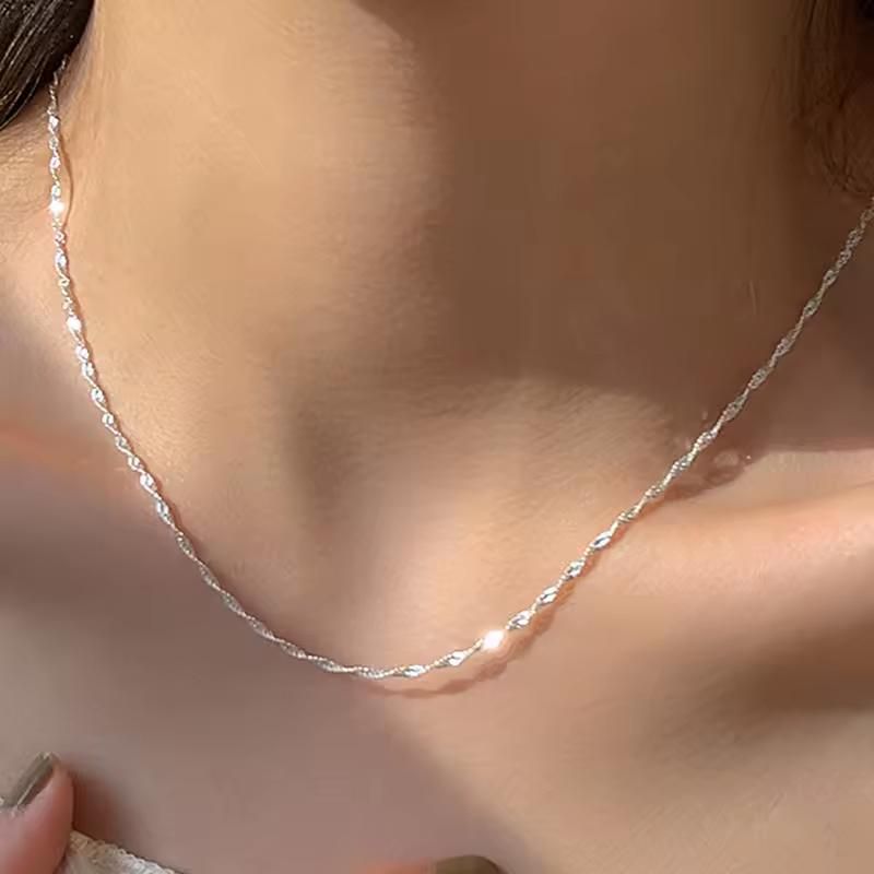 Sterling Silver with American Diamond chain