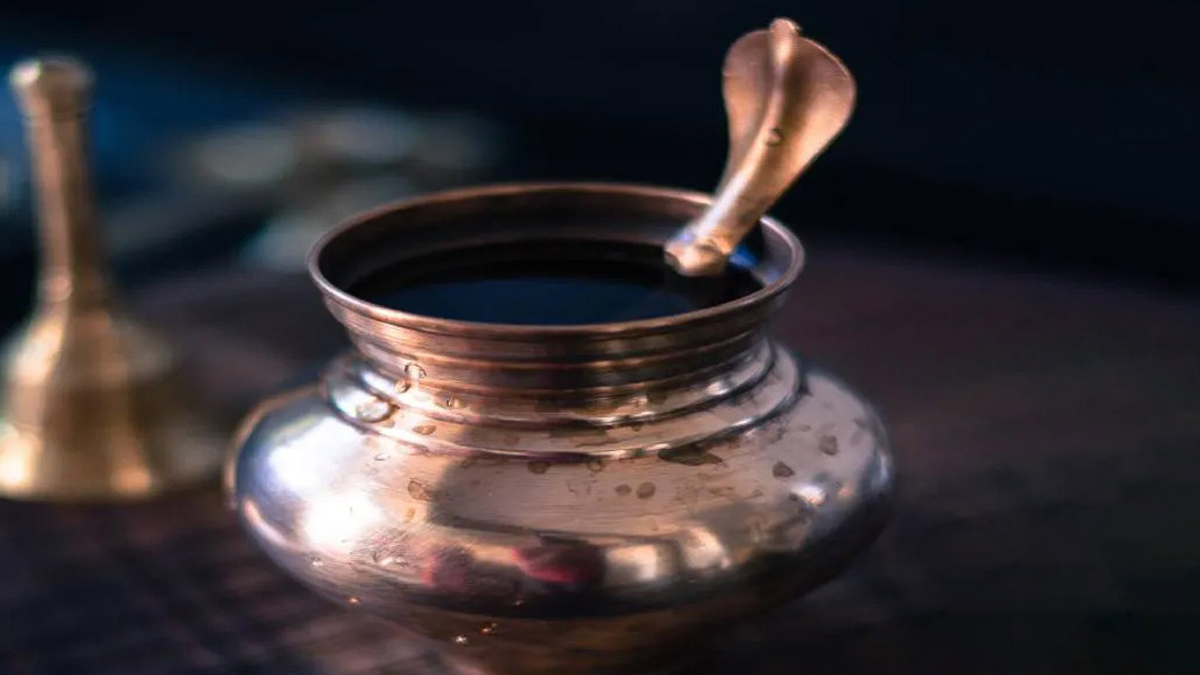 gangajal in puja place