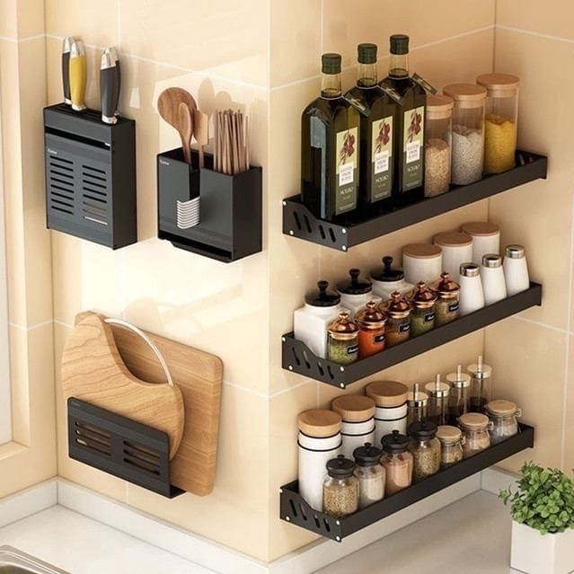 Wall-mounted Shelves For Spice
