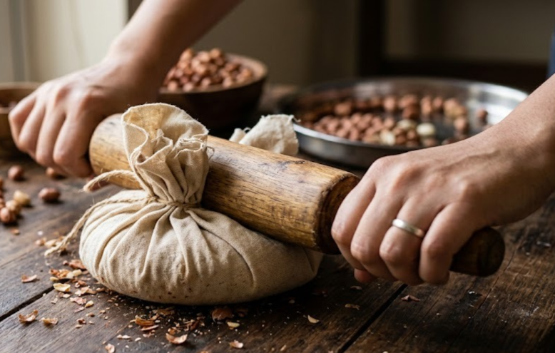 moongfali peel removing hacks