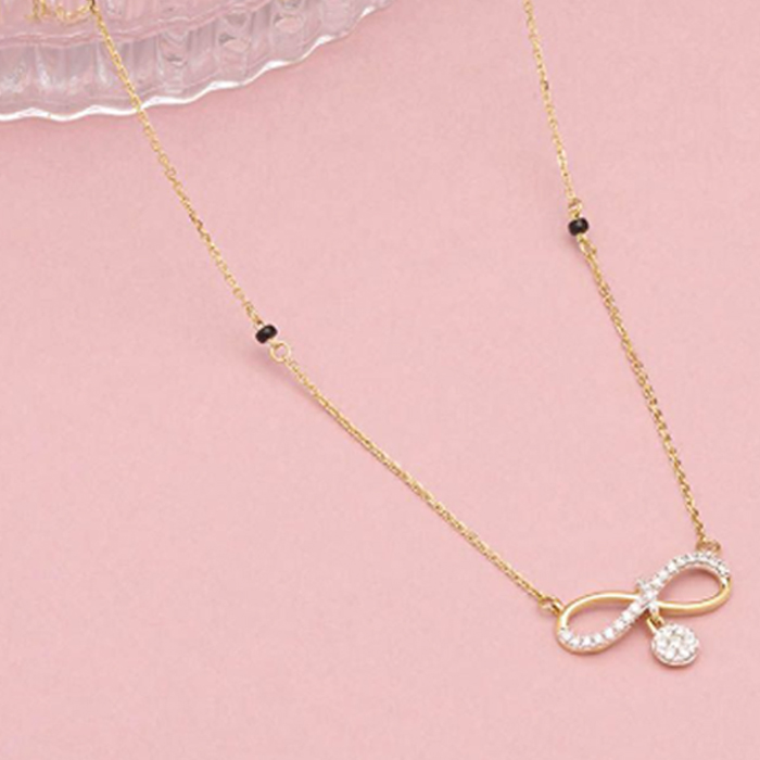 infinity design mangalsutra
