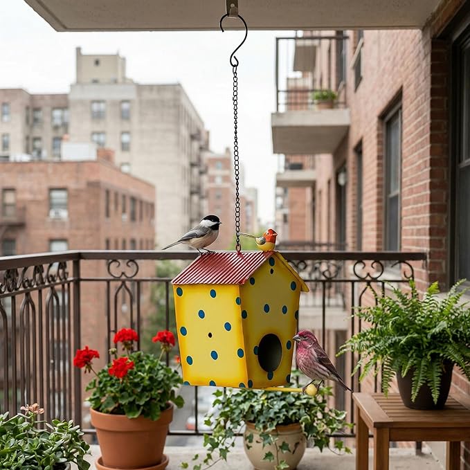 Modern Metal Bird Houses Design