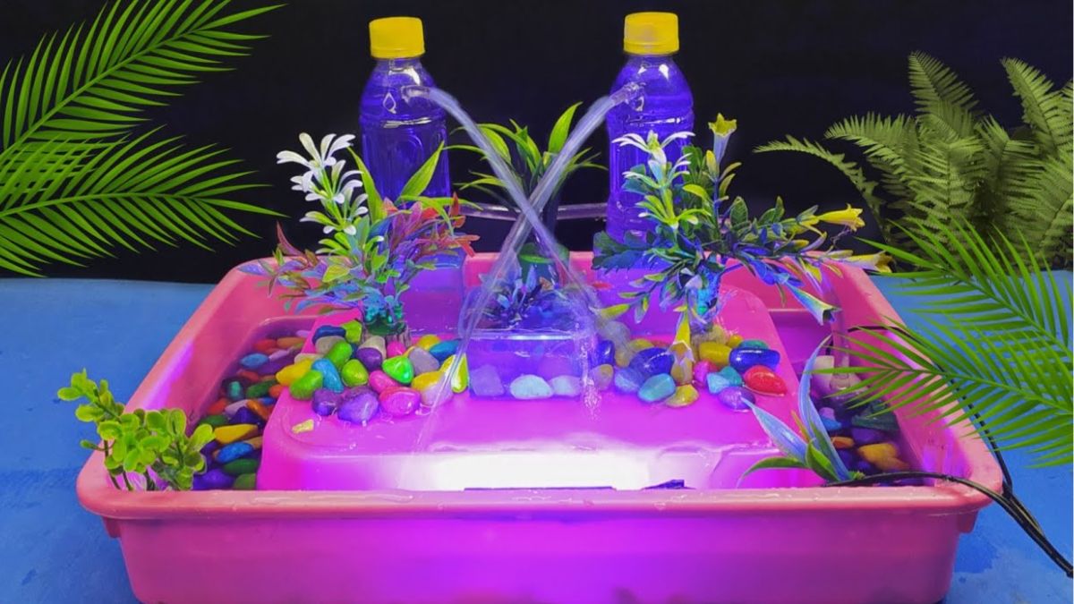 diy bottle fountain for balcony (1)