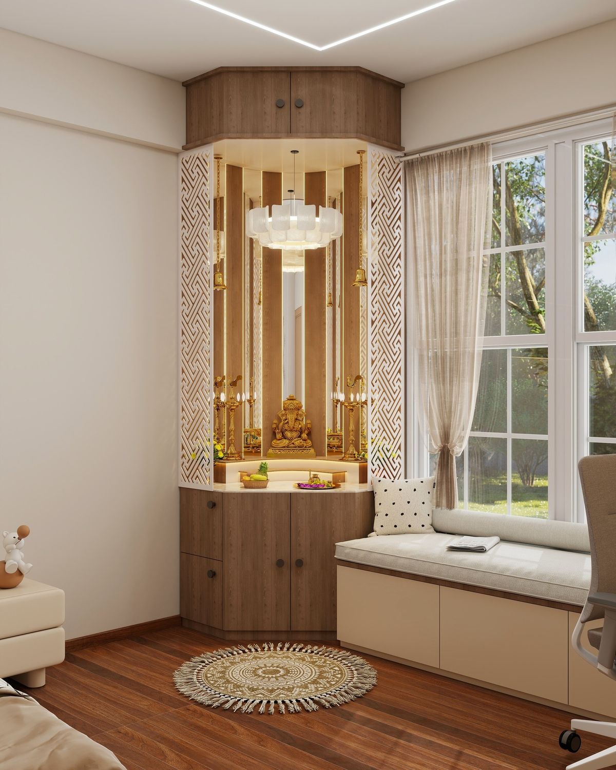 Small Room के लिए परफेक्ट हैं Pooja Mandir के ये 5 Designs, जगह और ...