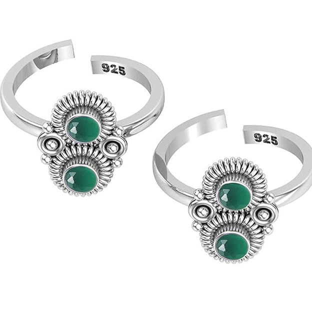 Green Stone Bichiya Designs: वट सावित्री व्रत पर पहनें ग्रीन स्टोन ...