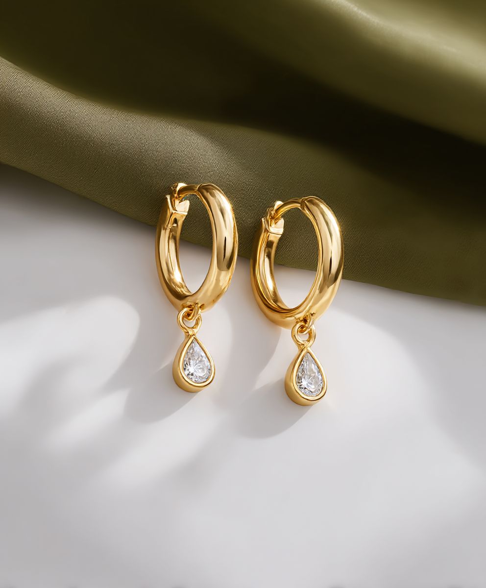 daily wear gold earrings
