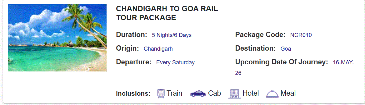 irctc may 2026 budget tour package under rs 15000 only