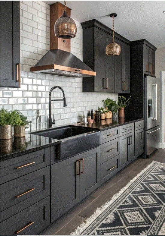 open kitchen slab design