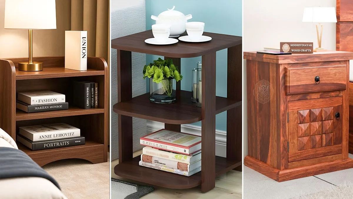 Bedside Table Designs: बेड के पास रखें ये ट्रेंडी टेबल, कमरे की ...